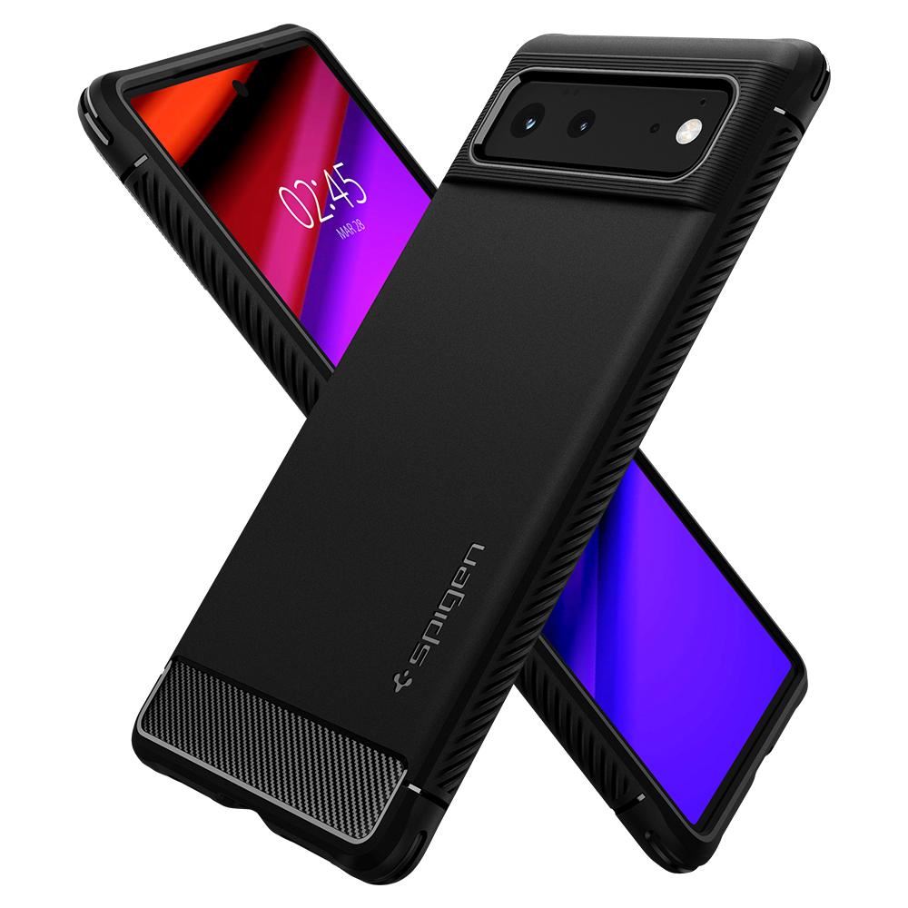 Spigen Rugged Armor, black - Google Pixel 6 (2)