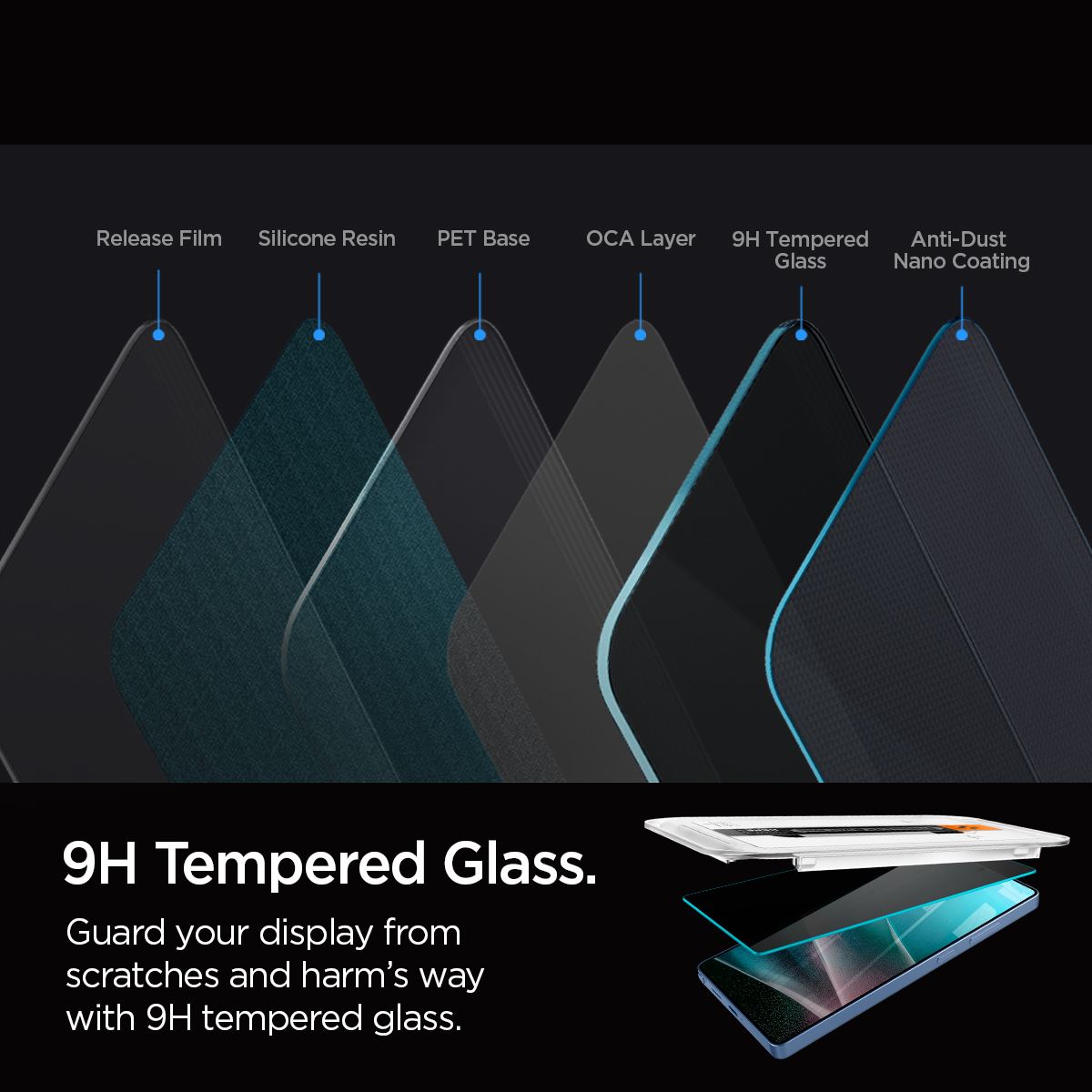 Spigen Glass tR EZ Fit HD (Privacy) 2 Pack - Samsung Galaxy S25 Ultra (11)