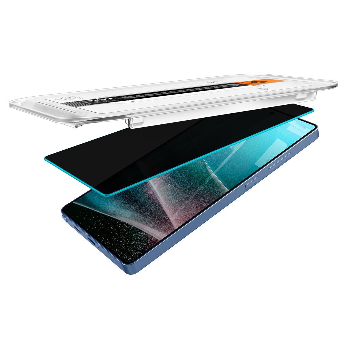 Spigen Glass tR EZ Fit HD (Privacy) 2 Pack - Samsung Galaxy S25 Ultra (4)