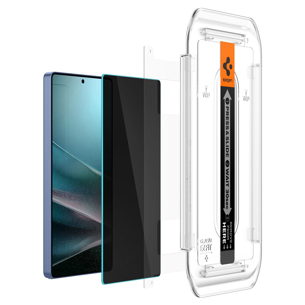 Spigen Glass tR EZ Fit HD (Privacy) 2 Pack - Samsung Galaxy S25 Ultra (6)