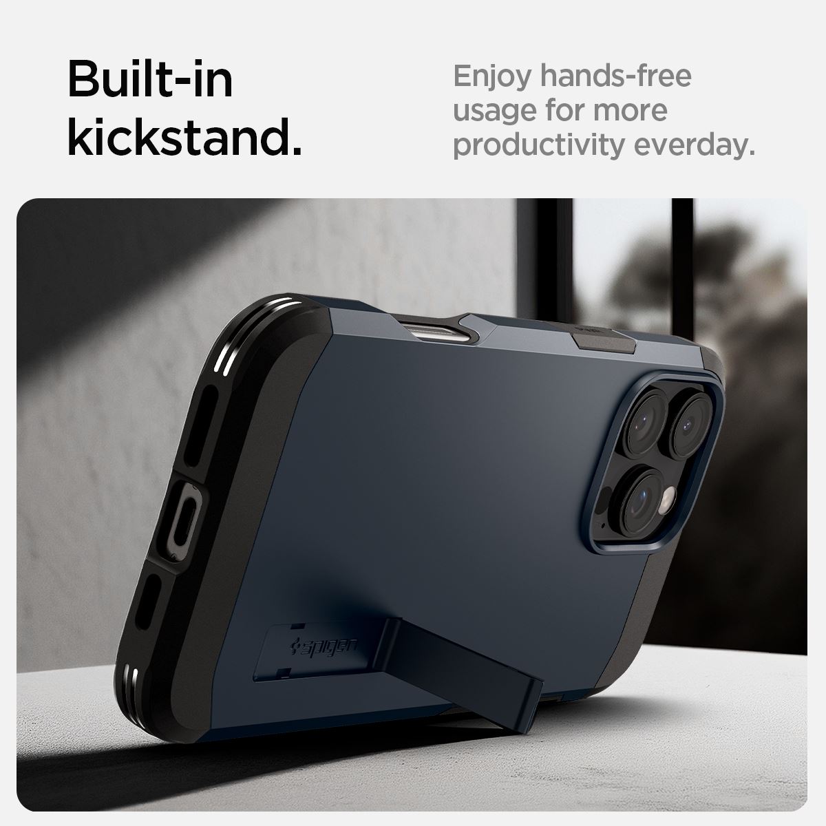 Spigen Tough Armor MagSafe, metal slate - iPhone 16 Pro Max (12)