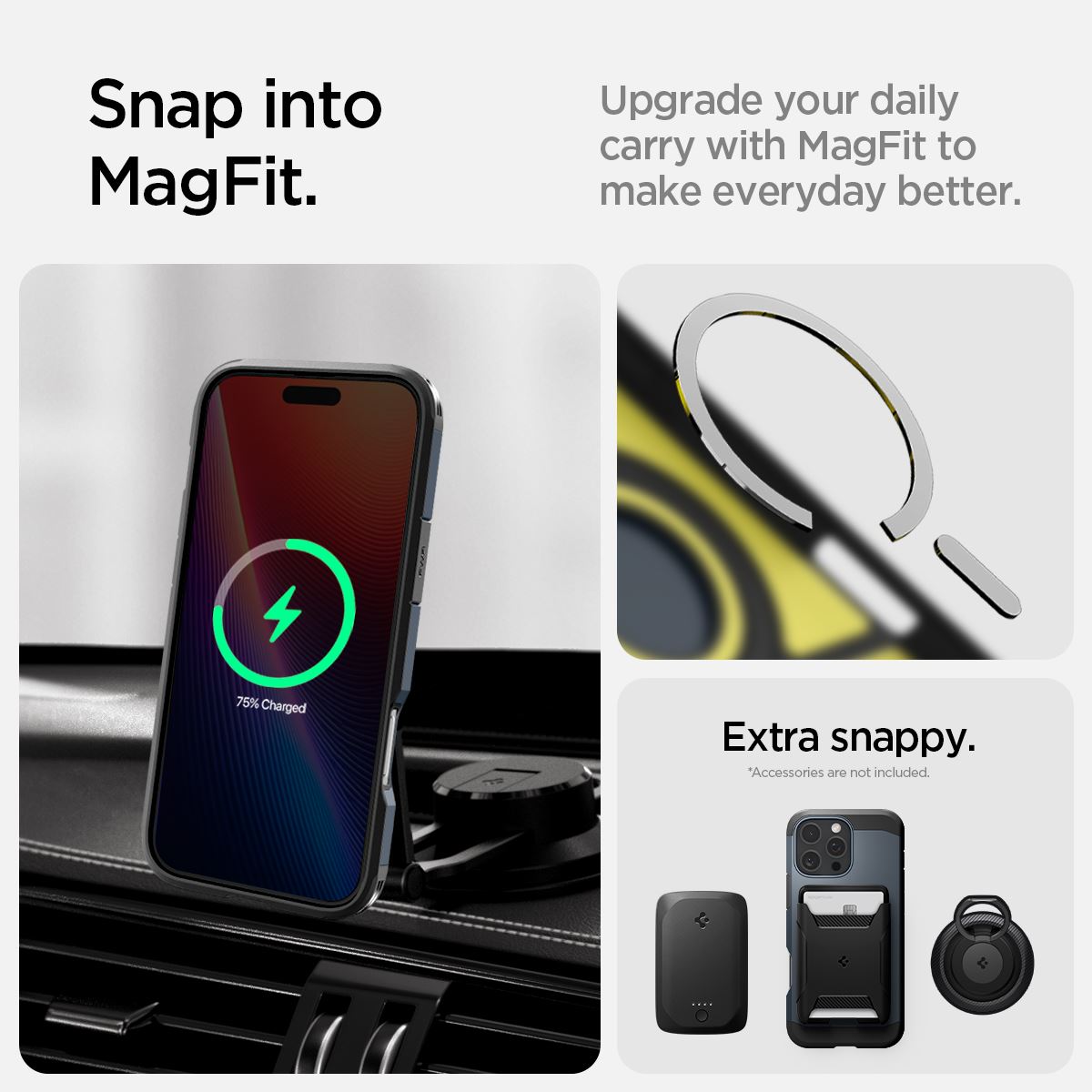 Spigen Tough Armor MagSafe, metal slate - iPhone 16 Pro Max (13)
