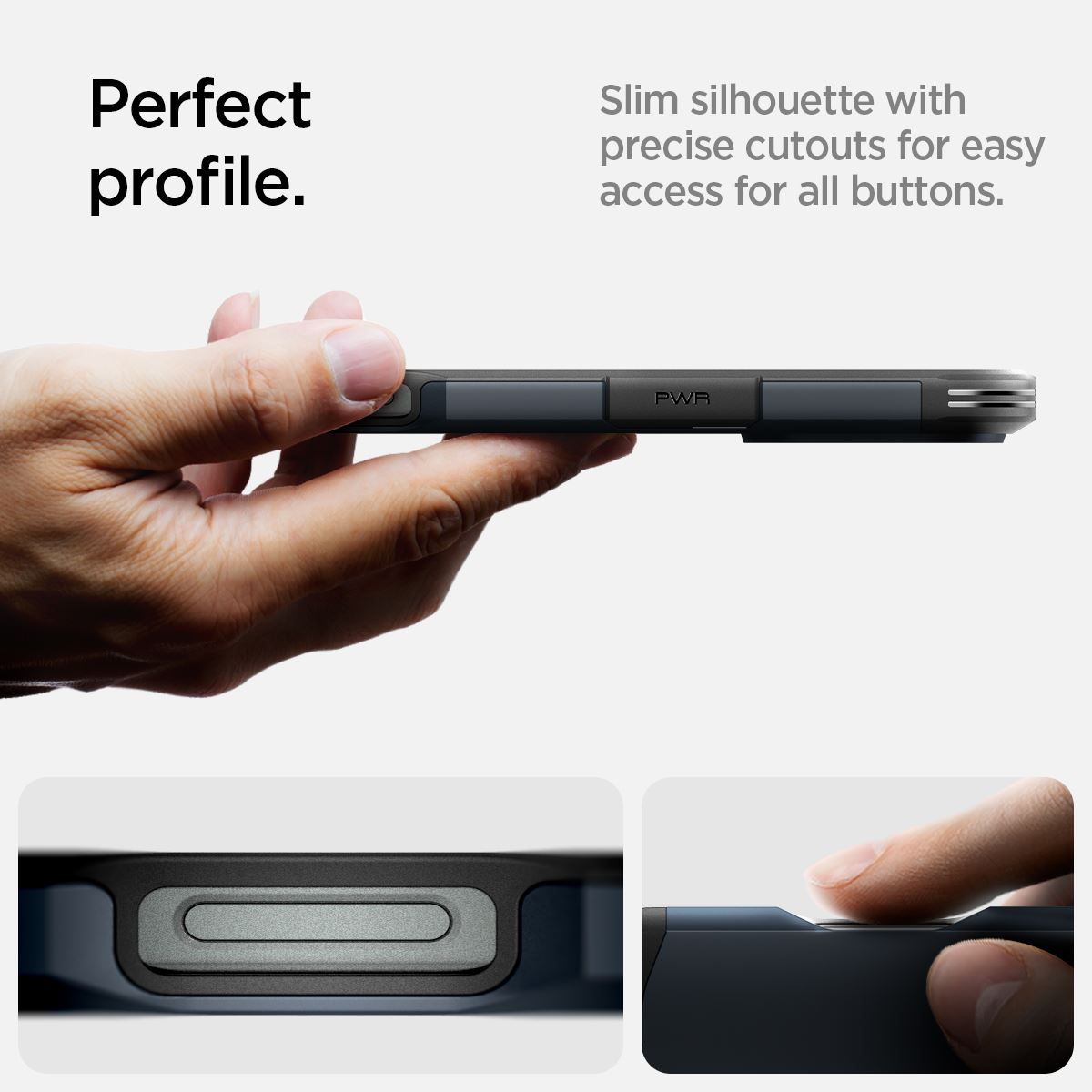 Spigen Tough Armor MagSafe, metal slate - iPhone 16 Pro Max (14)