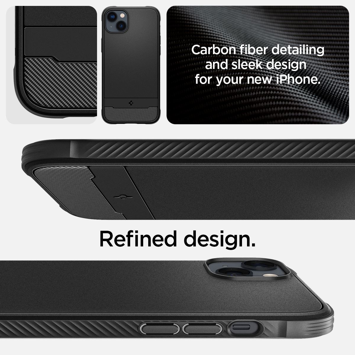 Spigen Rugged Armor MagSafe, matte black - iPhone 14 (11)