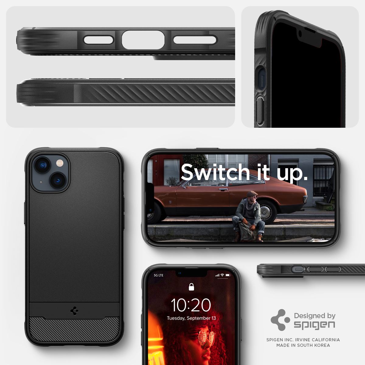 Spigen Rugged Armor MagSafe, matte black - iPhone 14 (16)
