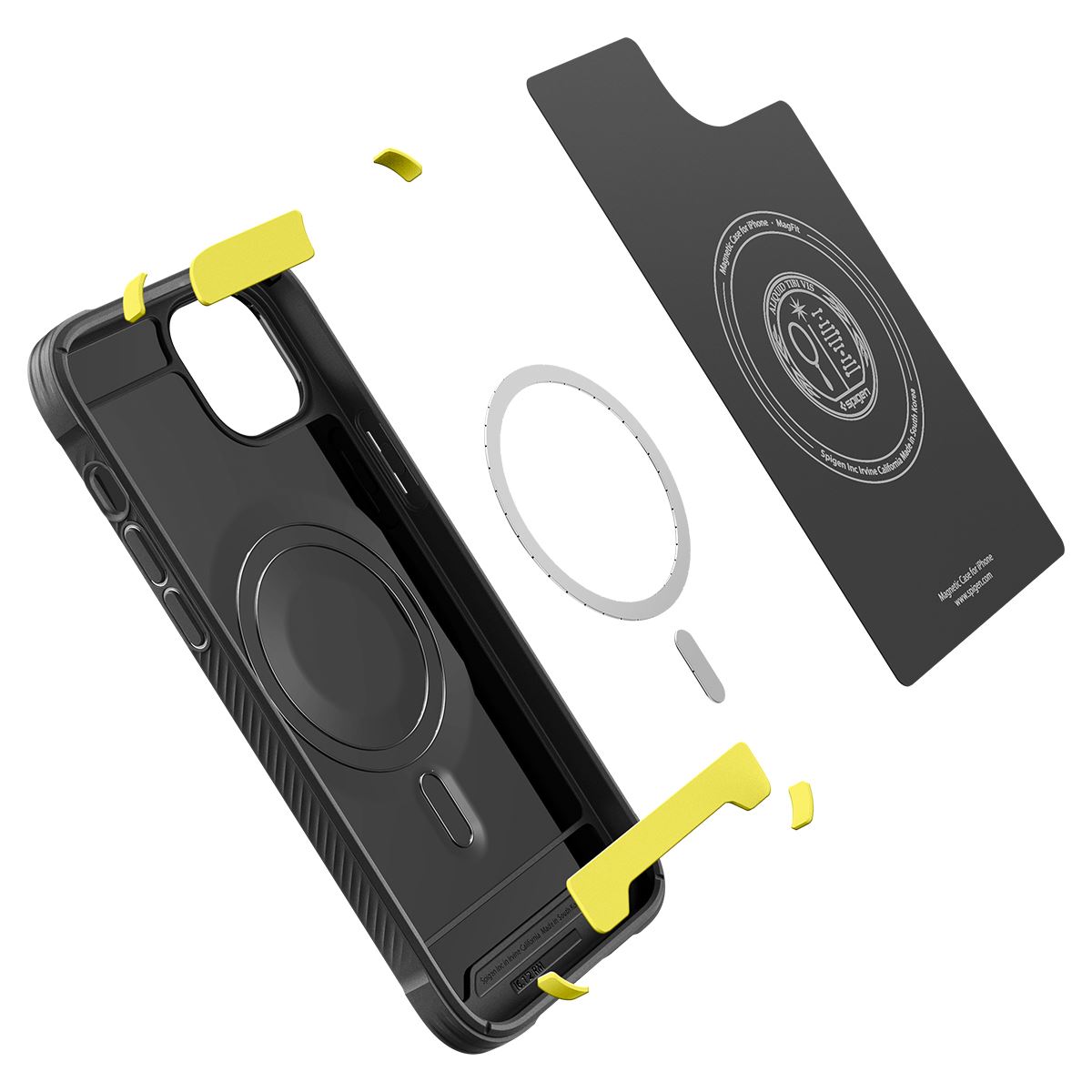 Spigen Rugged Armor MagSafe, matte black - iPhone 14 (8)