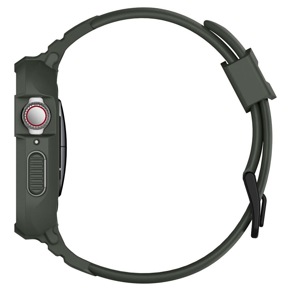 Spigen Rugged Armor Pro, green - Apple Watch 45mm/44mm (4)