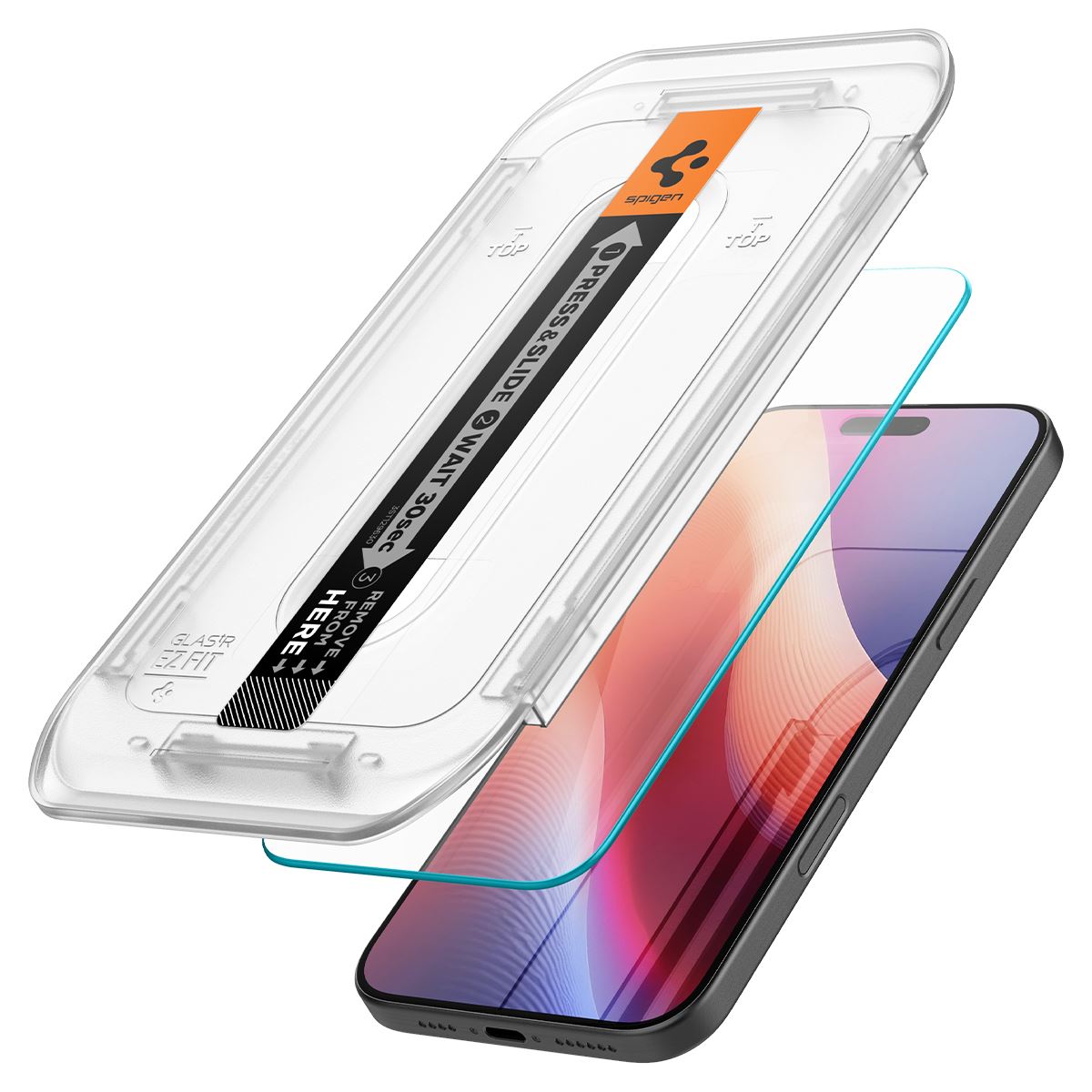 Spigen Glass tR EZ Fit 2 Pack, transparency - iPhone 17/16 Pro / 17 (2)