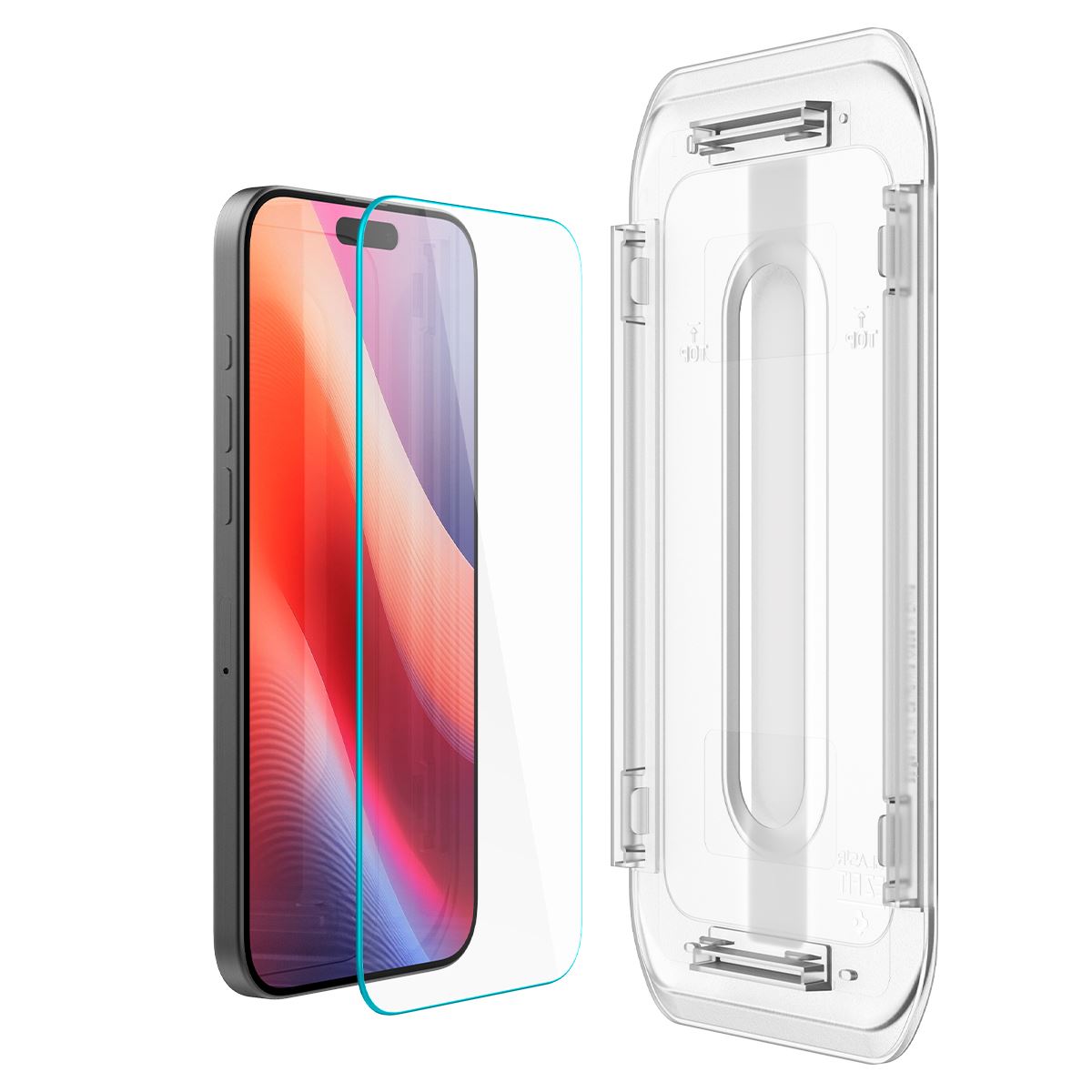 Spigen Glass tR EZ Fit 2 Pack, transparency - iPhone 17/16 Pro / 17 (3)