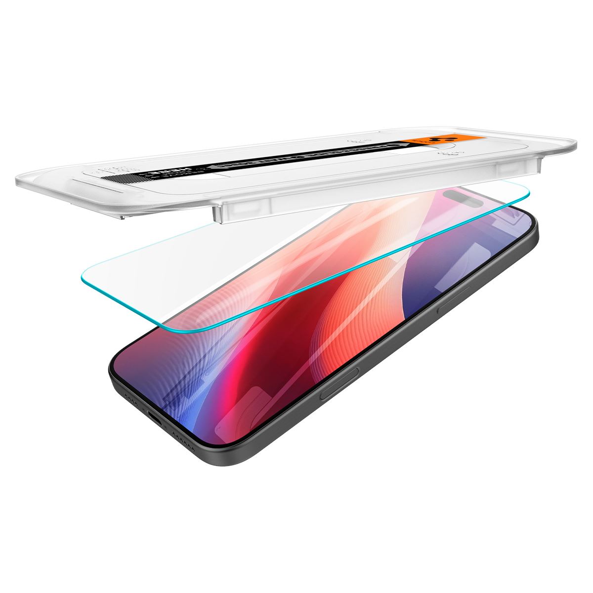 Spigen Glass tR EZ Fit 2 Pack, transparency - iPhone 17/16 Pro / 17 (7)