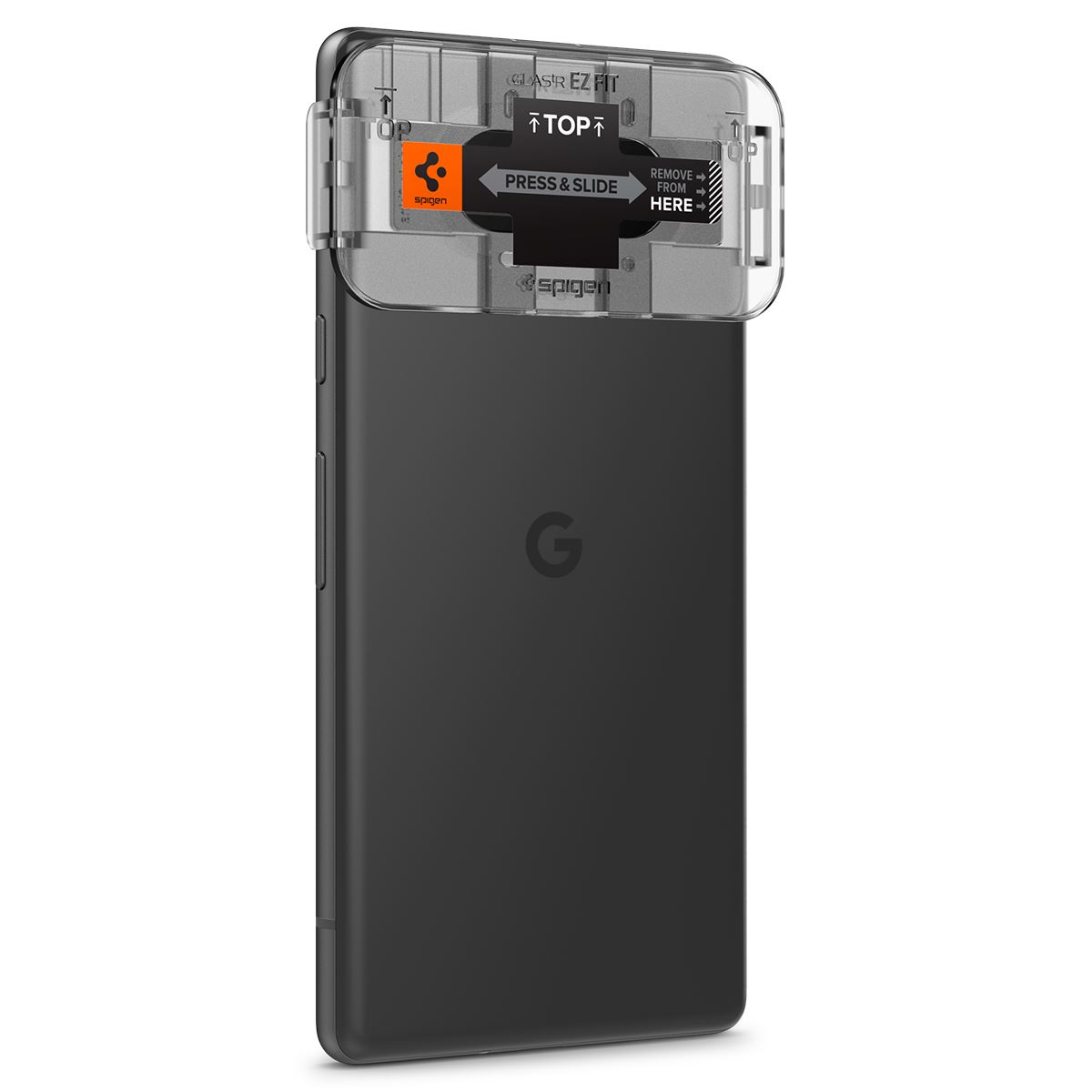 Spigen Glass EZ Fit Optik 2 Pack, black - Google Pixel 7a (3)