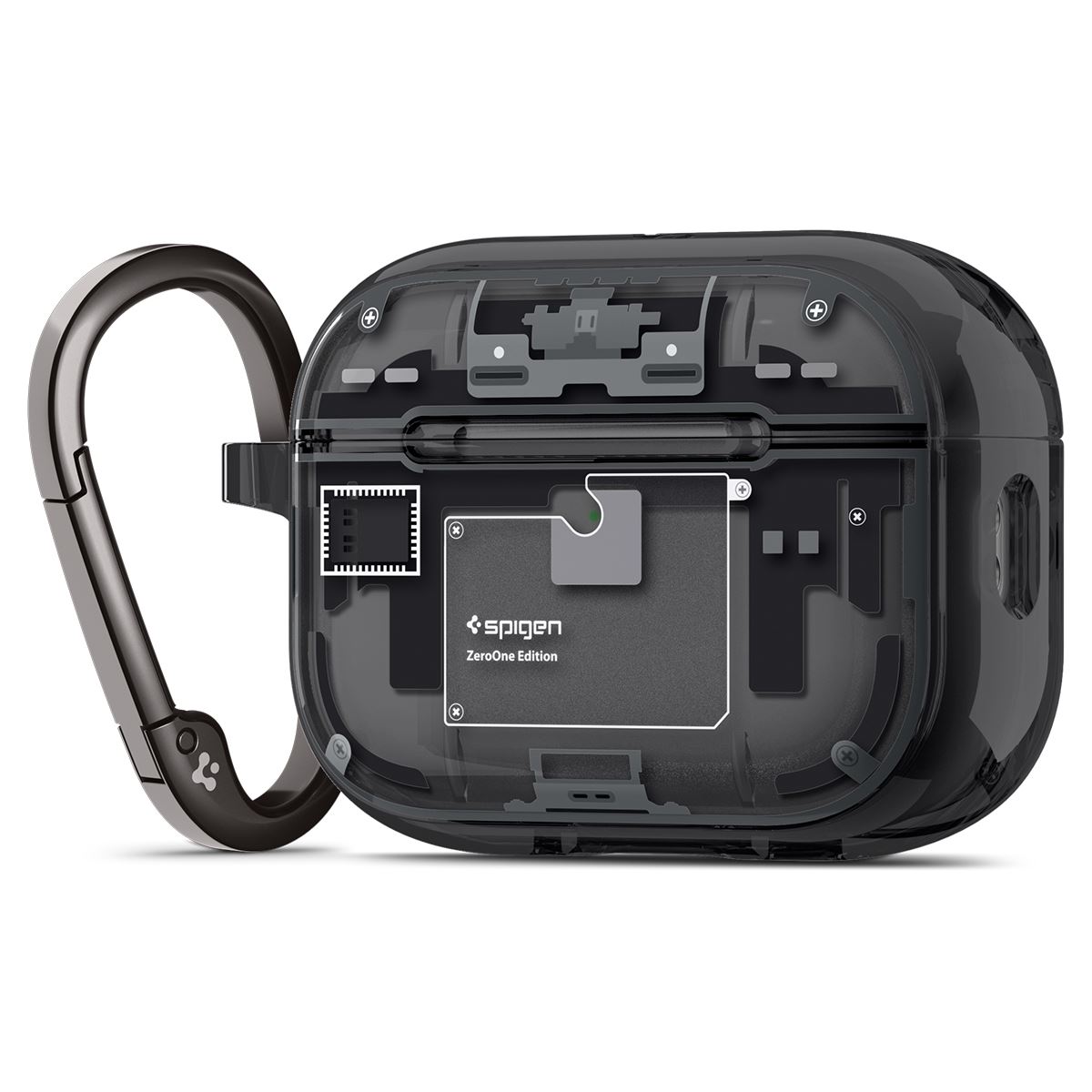 Spigen Ultra Hybrid MagSafe, zero one black - AirPods Pro 3 (1)