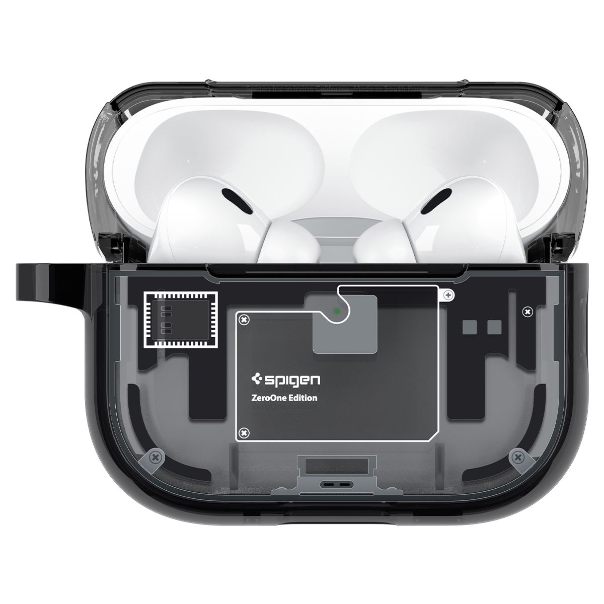 Spigen Ultra Hybrid MagSafe, zero one black - AirPods Pro 3 (2)