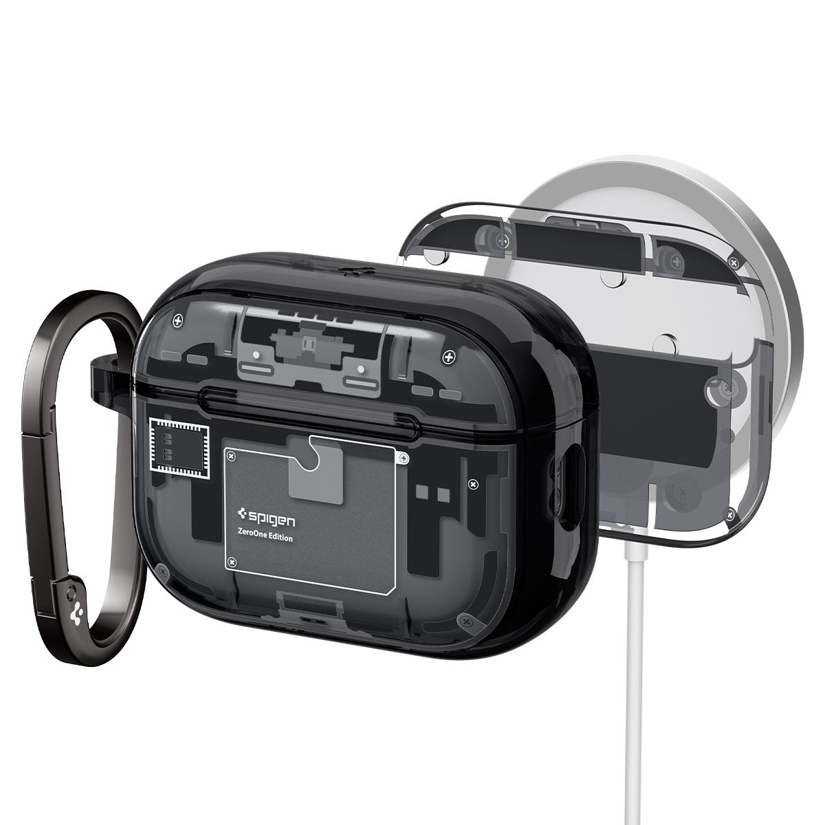 Spigen Ultra Hybrid MagSafe, zero one black - AirPods Pro 3 (9)