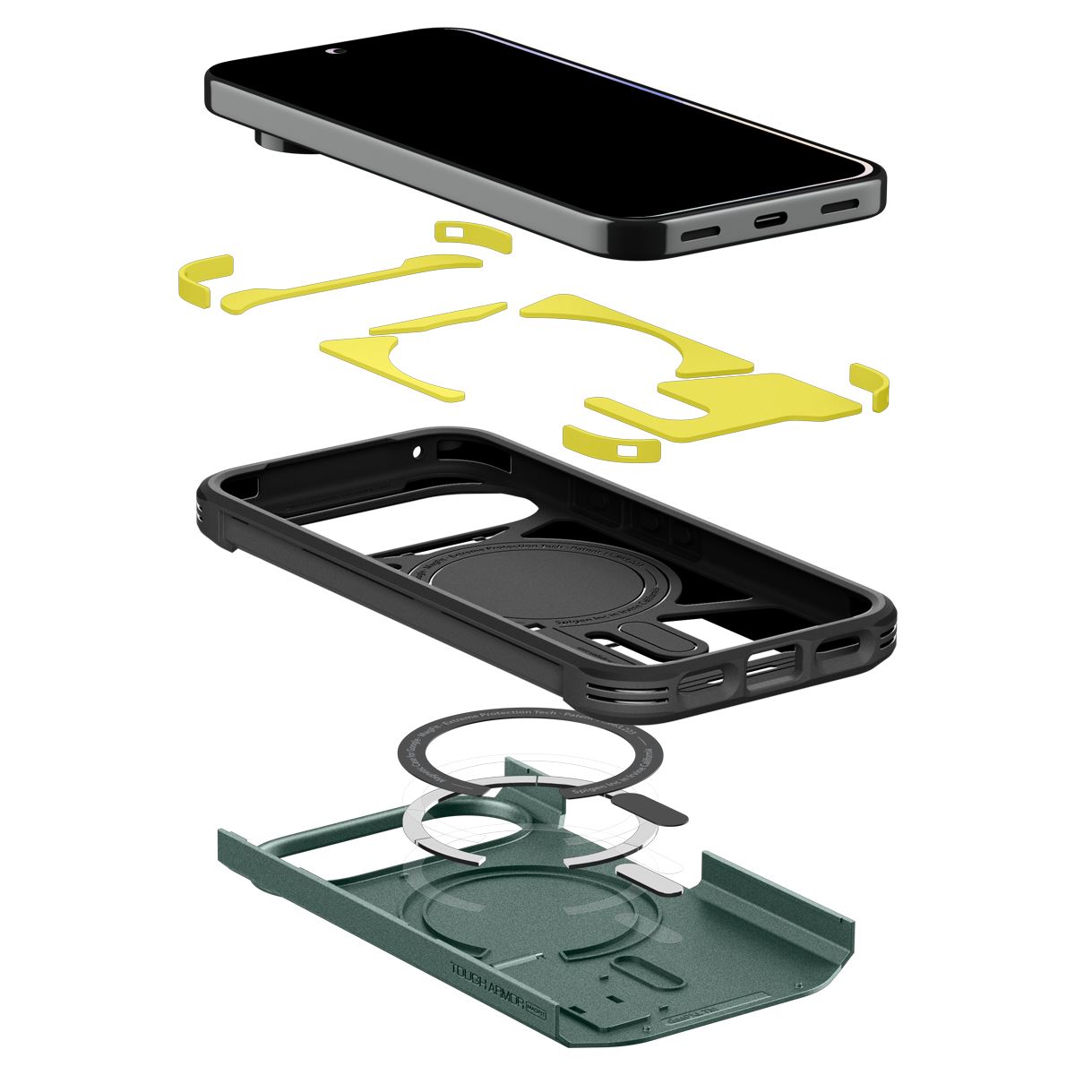 Spigen Tough Armor MagSafe, abyss green - Google Pixel 11 Pro XL (9)