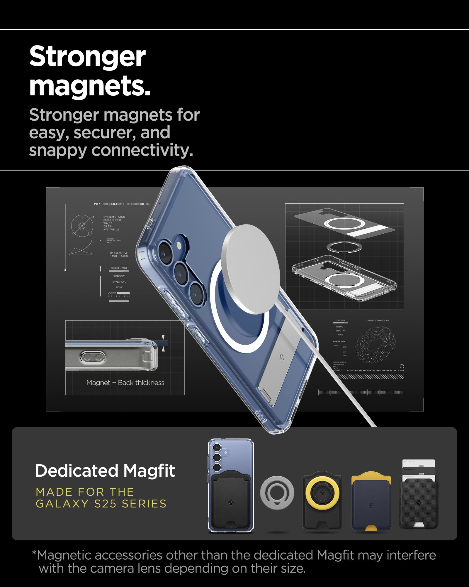 Spigen Ultra Hybrid S MagSafe, clear white - Samsung Galaxy S25 (18)