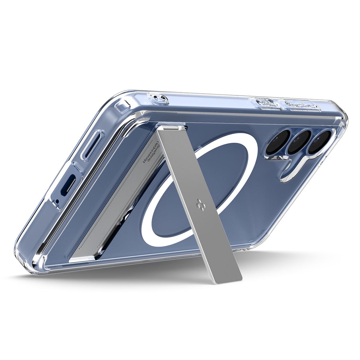 Spigen Ultra Hybrid S MagSafe, clear white - Samsung Galaxy S25 (5)