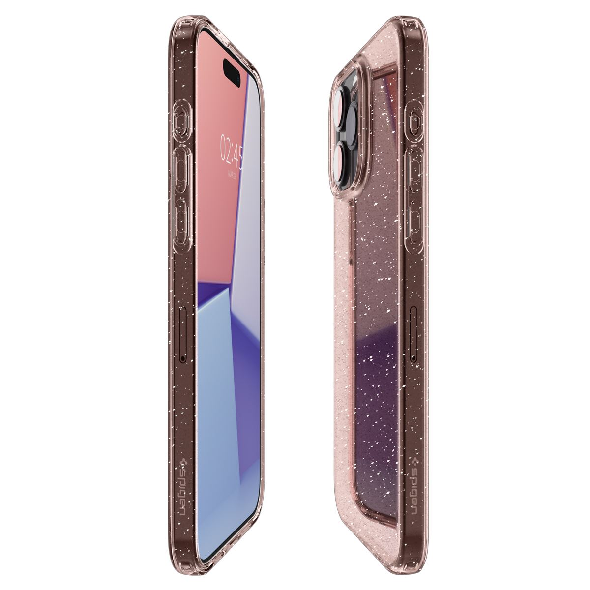 Spigen Liquid Crystal Glitter, rose quartz - iPhone 15 Pro (10)