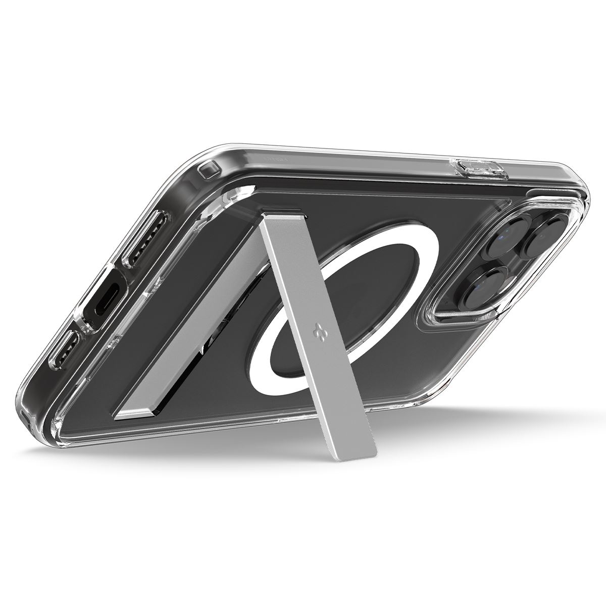 Spigen Ultra Hybrid S MagSafe, crystal clear - iPhone 15 Pro Max (10)