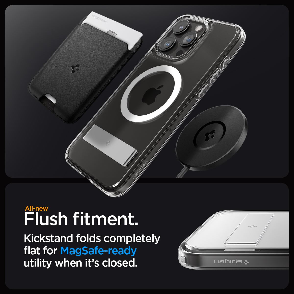 Spigen Ultra Hybrid S MagSafe, crystal clear - iPhone 15 Pro Max (15)