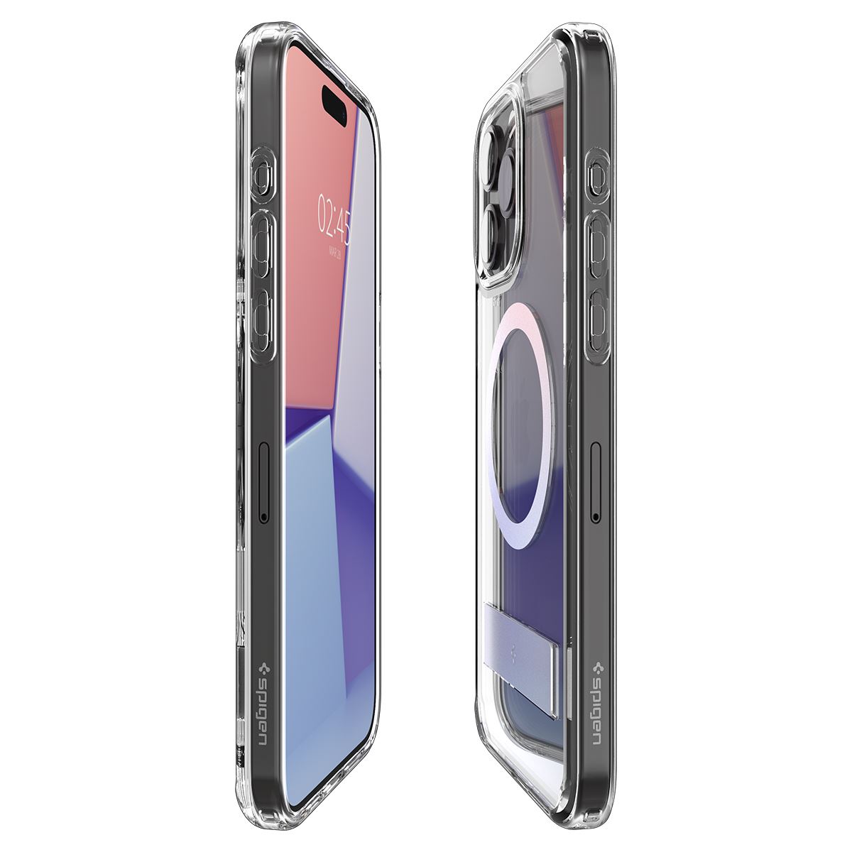Spigen Ultra Hybrid S MagSafe, crystal clear - iPhone 15 Pro Max (9)