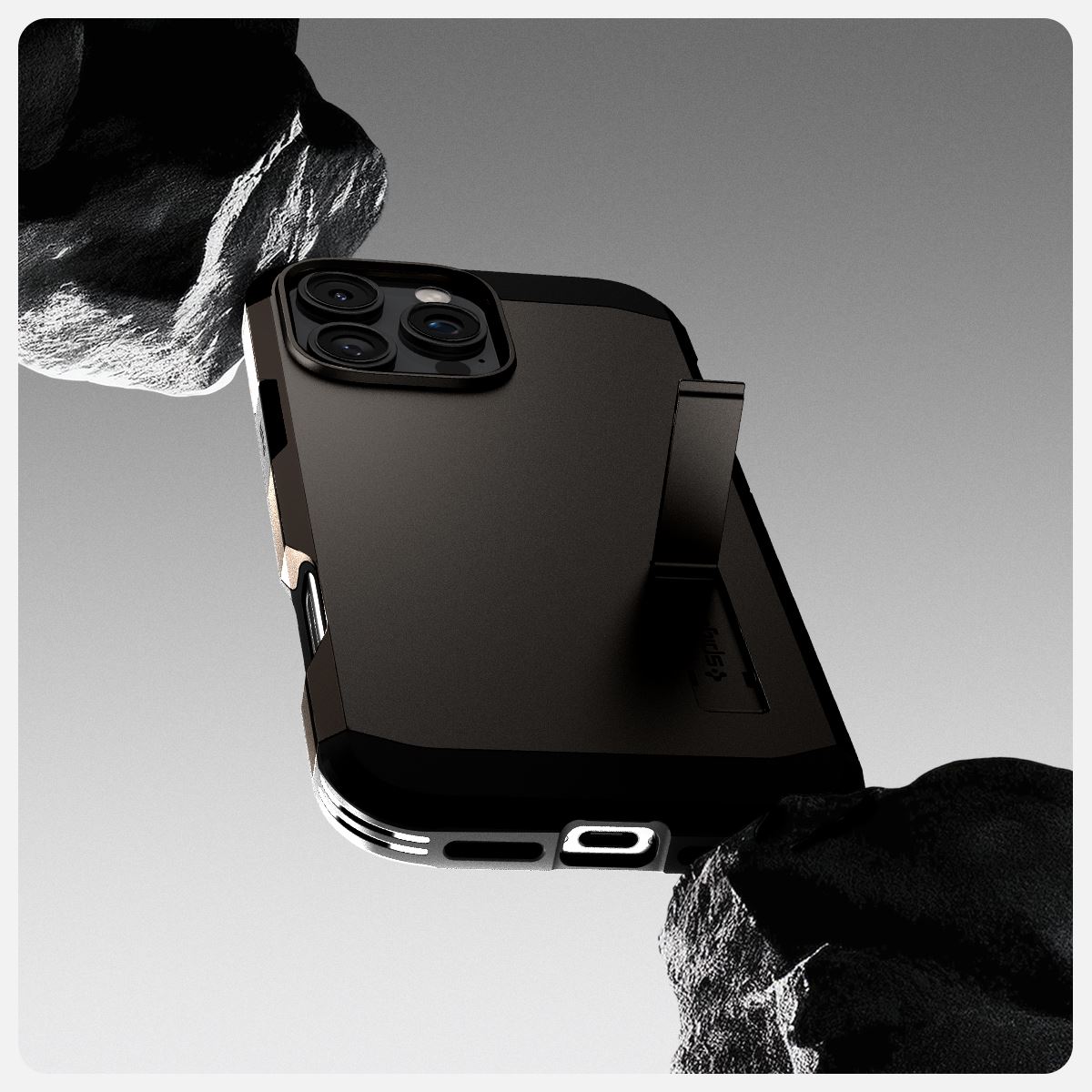 Spigen Tough Armor MagSafe, gunmetal - iPhone 16 Pro Max (10)
