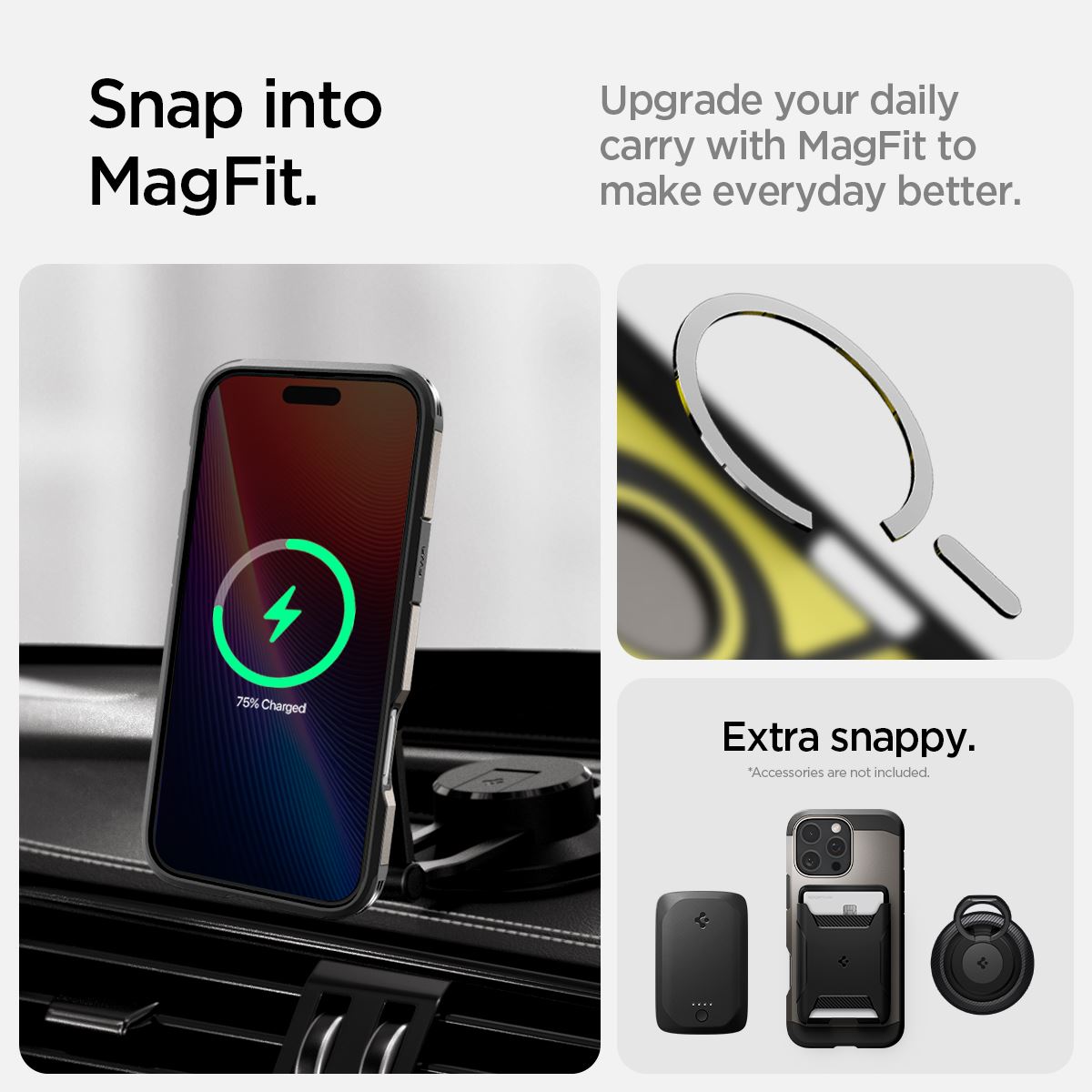Spigen Tough Armor MagSafe, gunmetal - iPhone 16 Pro Max (13)