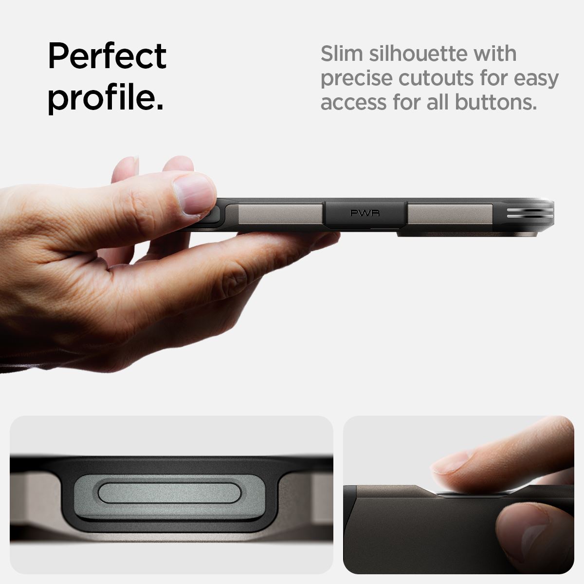 Spigen Tough Armor MagSafe, gunmetal - iPhone 16 Pro Max (14)