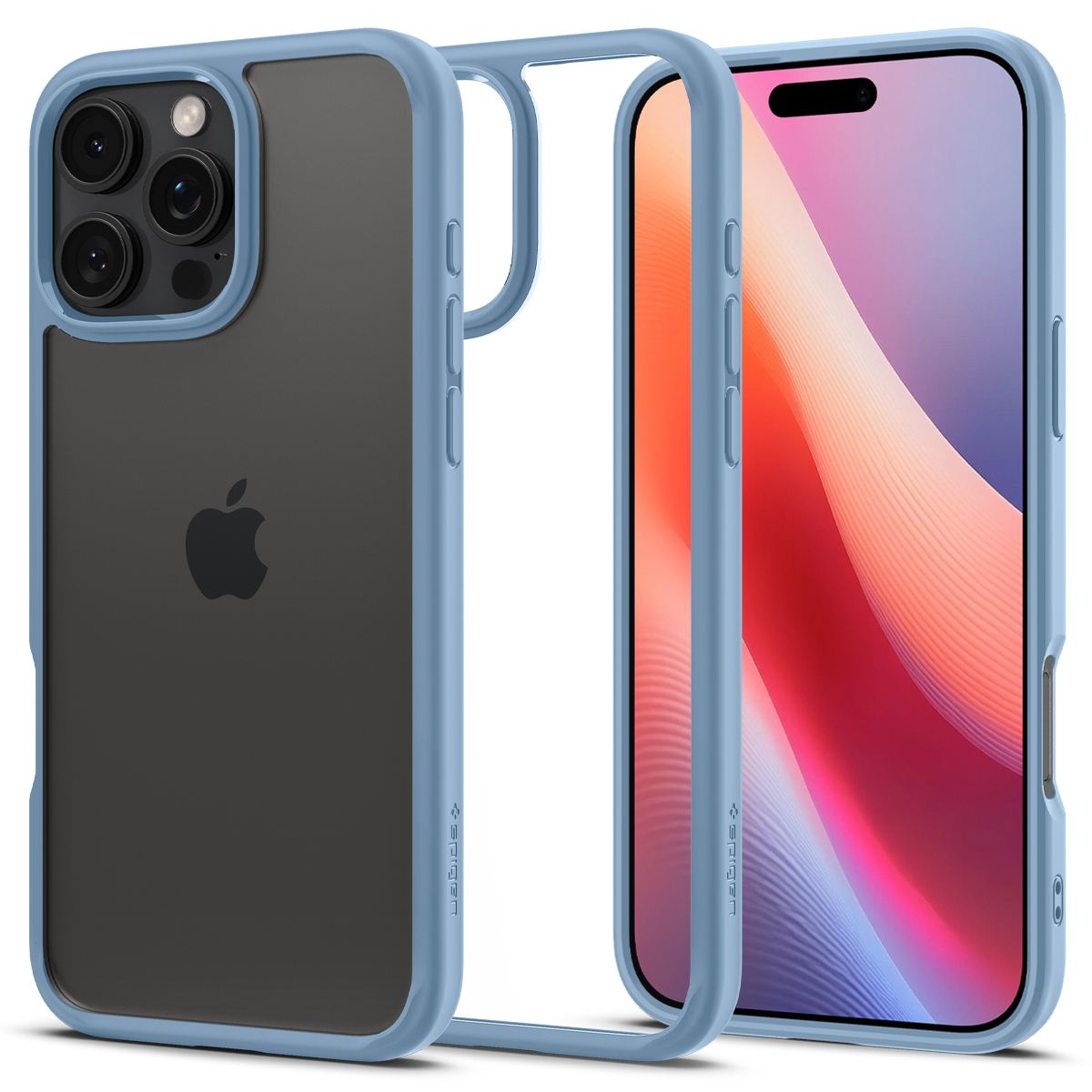 Spigen Crystal Hybrid, sierra blue - iPhone 16 Pro Max (1)