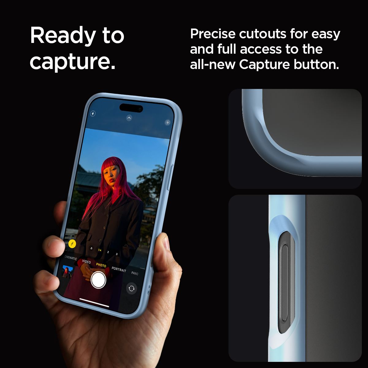 Spigen Crystal Hybrid, sierra blue - iPhone 16 Pro Max (11)