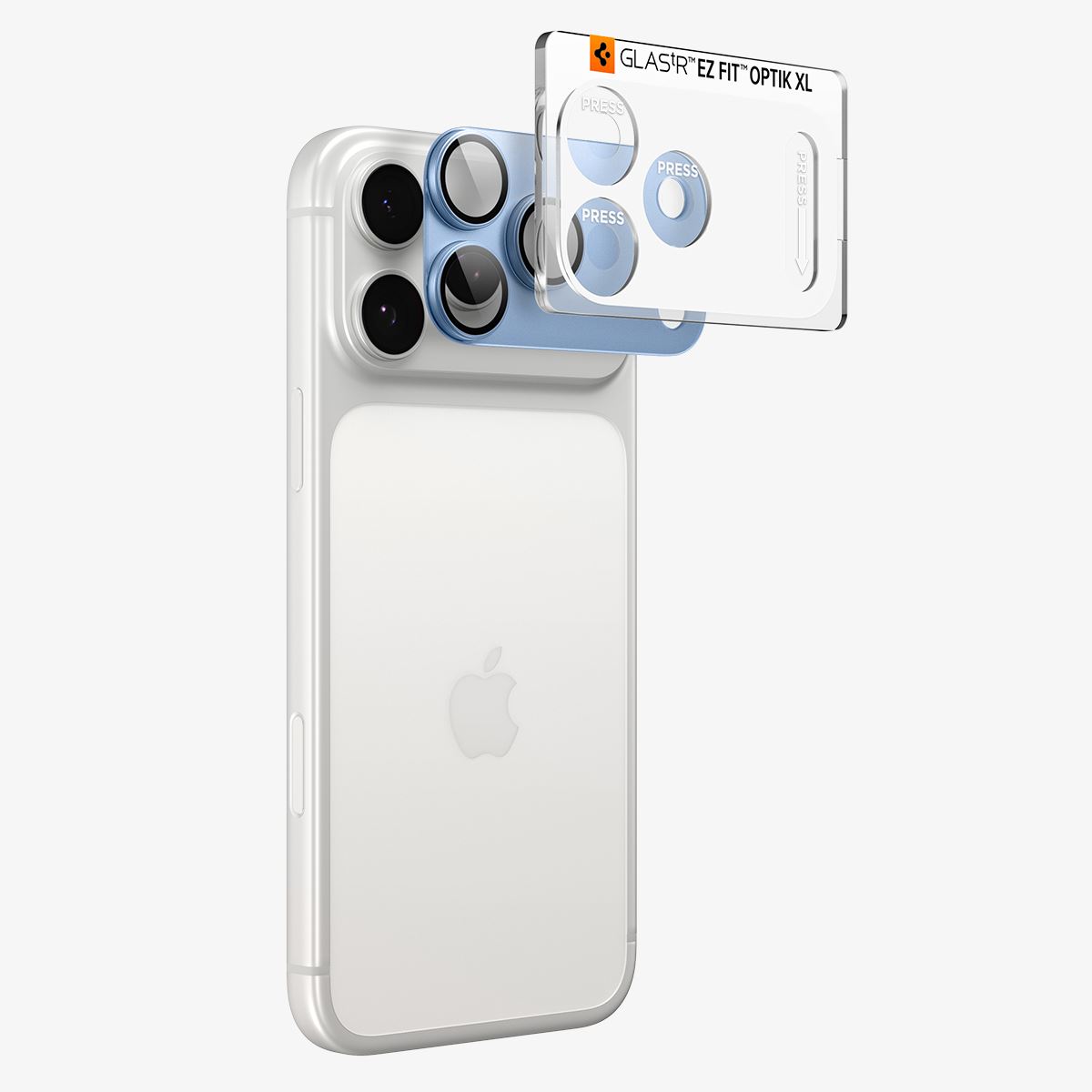Spigen Glass tR EZ Fit Optik Pro XL 1 Pack, light blue - iPhone 18 Pro (2)