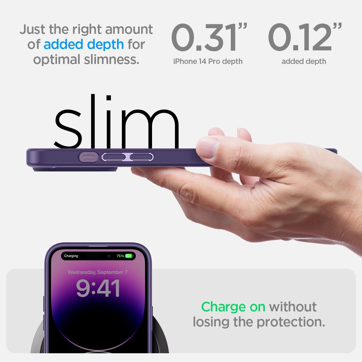 Spigen Ultra Hybrid, deep purple - iPhone 14 Pro (12)