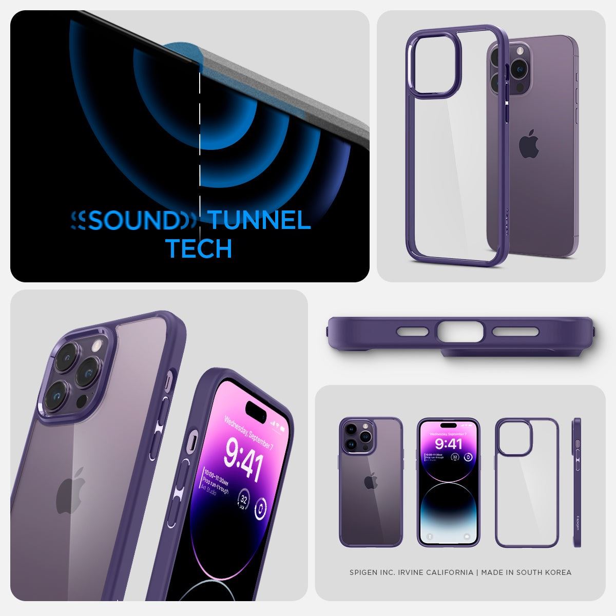 Spigen Ultra Hybrid, deep purple - iPhone 14 Pro (13)