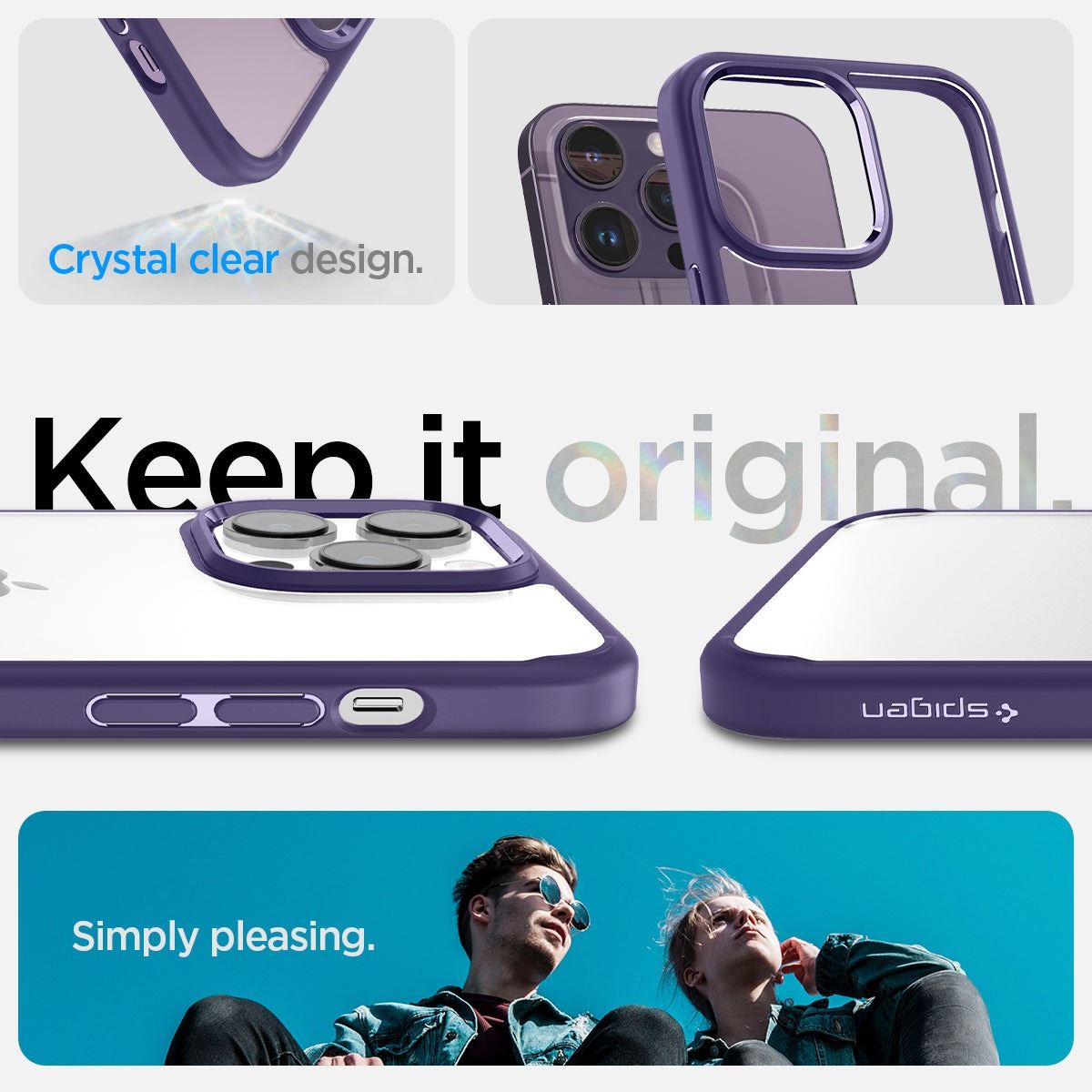 Spigen Ultra Hybrid, deep purple - iPhone 14 Pro (9)