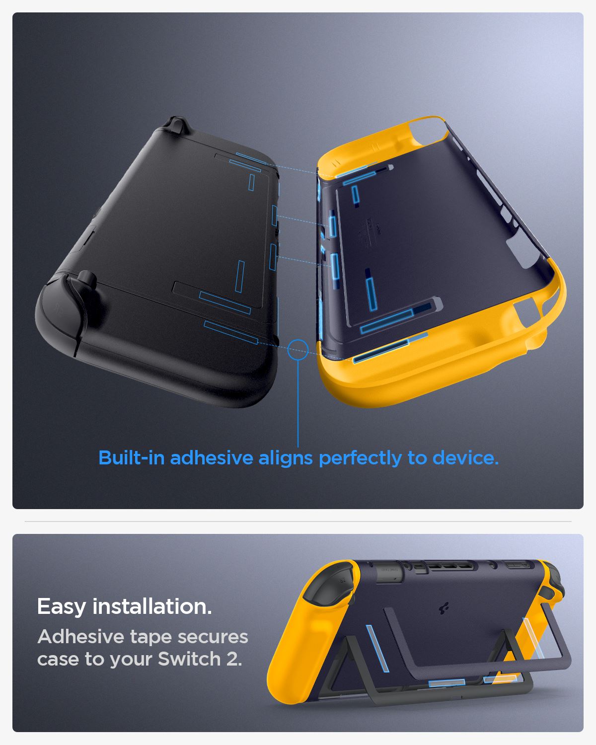 Spigen Nano Pop, blueberry navy - Nintendo Switch 2 (22)