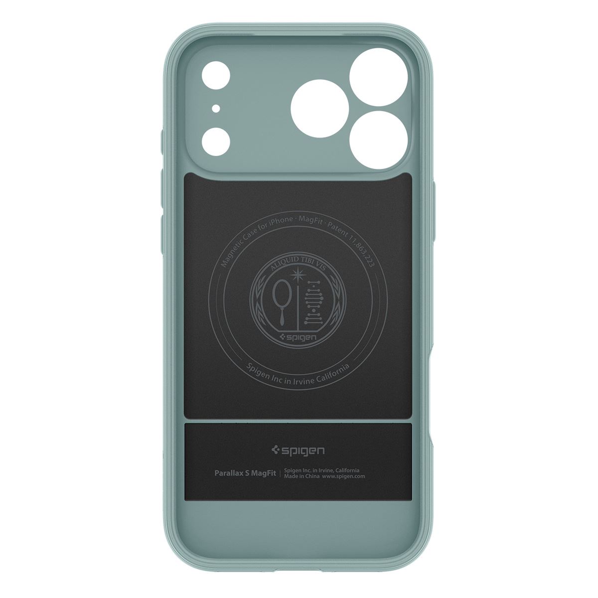 Spigen Parallax S MagSafe, sage green - iPhone 17 Pro Max (4)