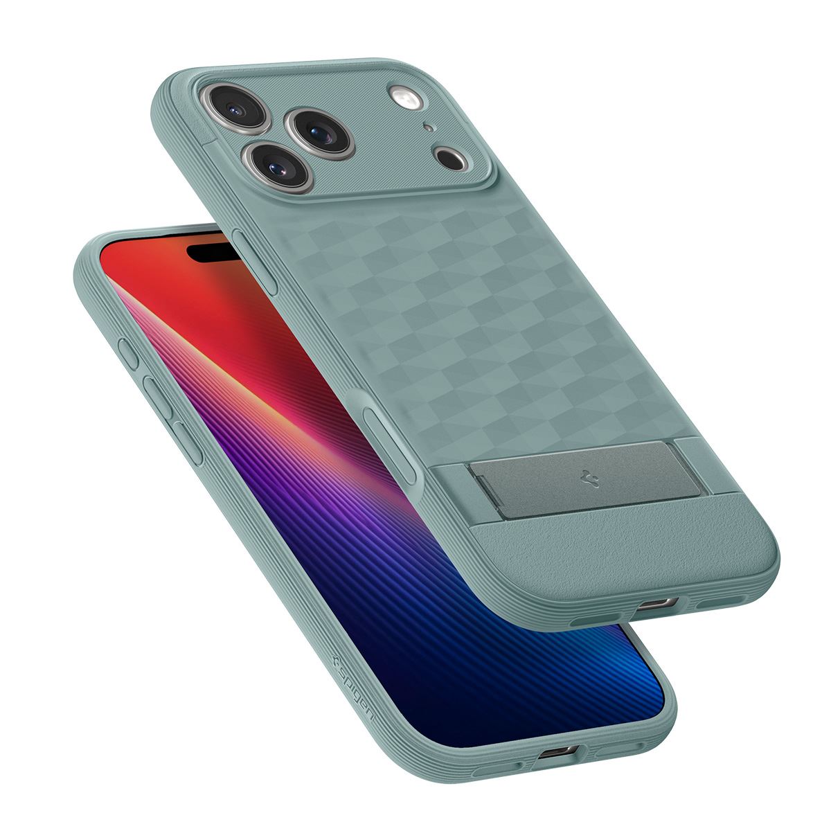 Spigen Parallax S MagSafe, sage green - iPhone 17 Pro Max (8)