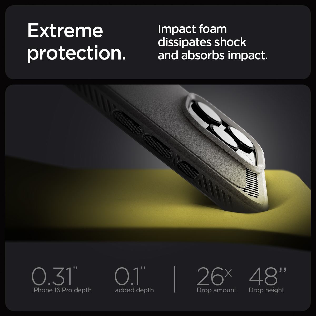 Spigen Rugged Armor MagSafe, gray - iPhone 16 Pro Max (12)