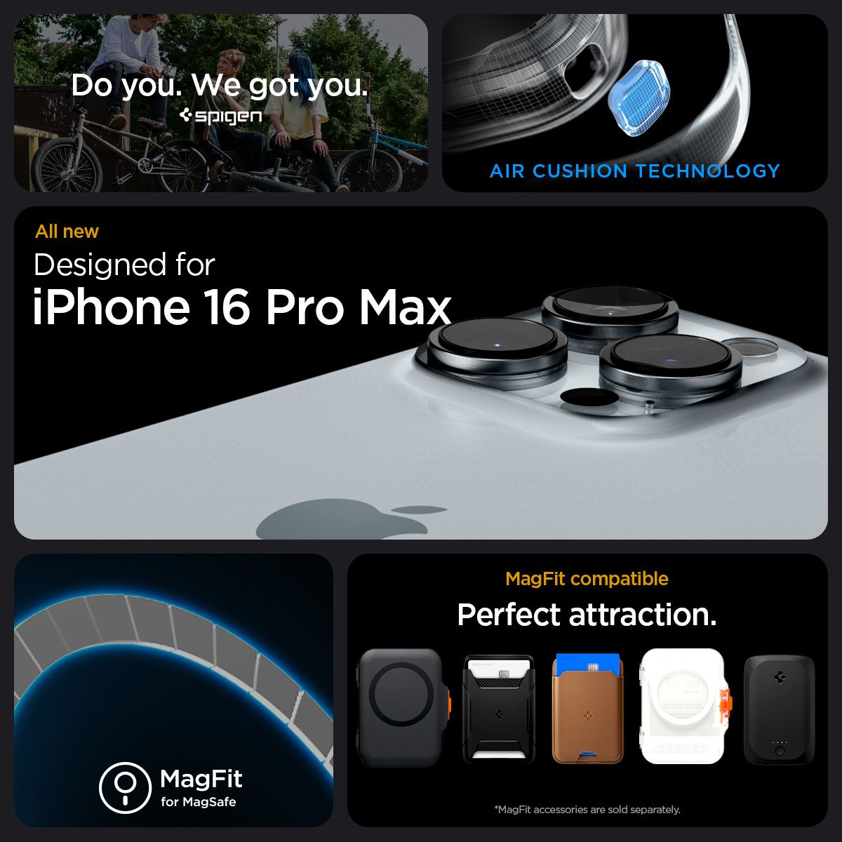 Spigen Rugged Armor MagSafe, gray - iPhone 16 Pro Max (9)
