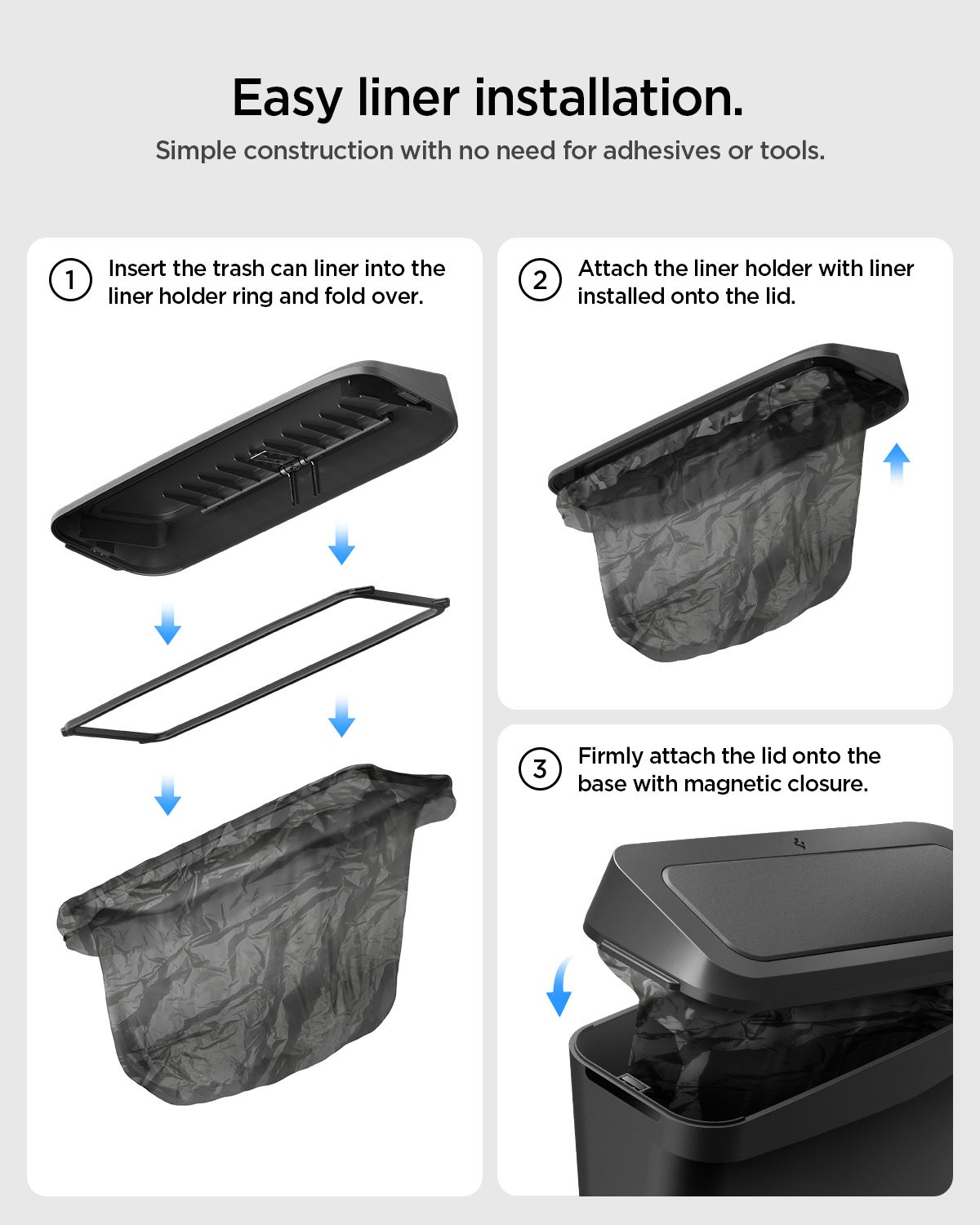 Spigen Tesla Car Trash Can, black - Tesla Model Y(Juniper) (16)