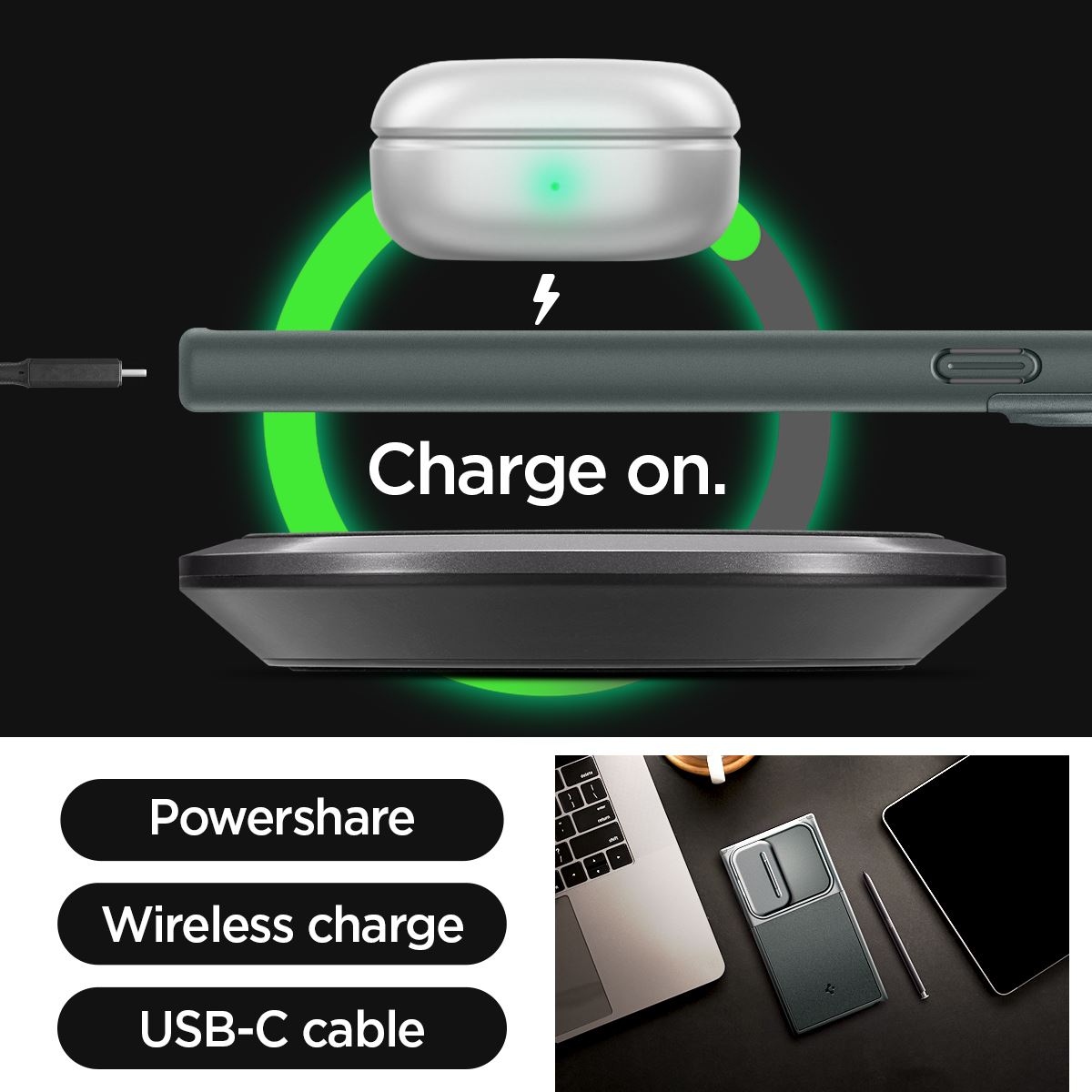 Spigen Optik Armor, abyss green - Samsung Galaxy S24 Ultra (20)