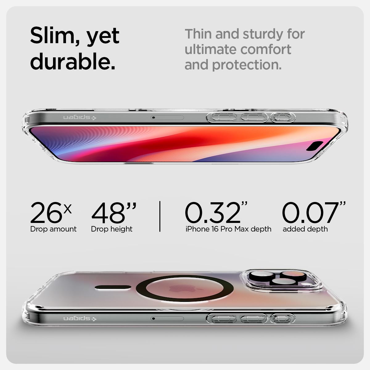 Spigen Ultra Hybrid T MagSafe, graphite - iPhone 16 Pro Max (14)