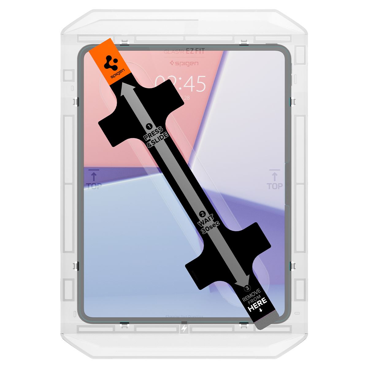 Spigen Glass tR EZ Fit 1 Pack - iPad Pro 13" 2024 (2)