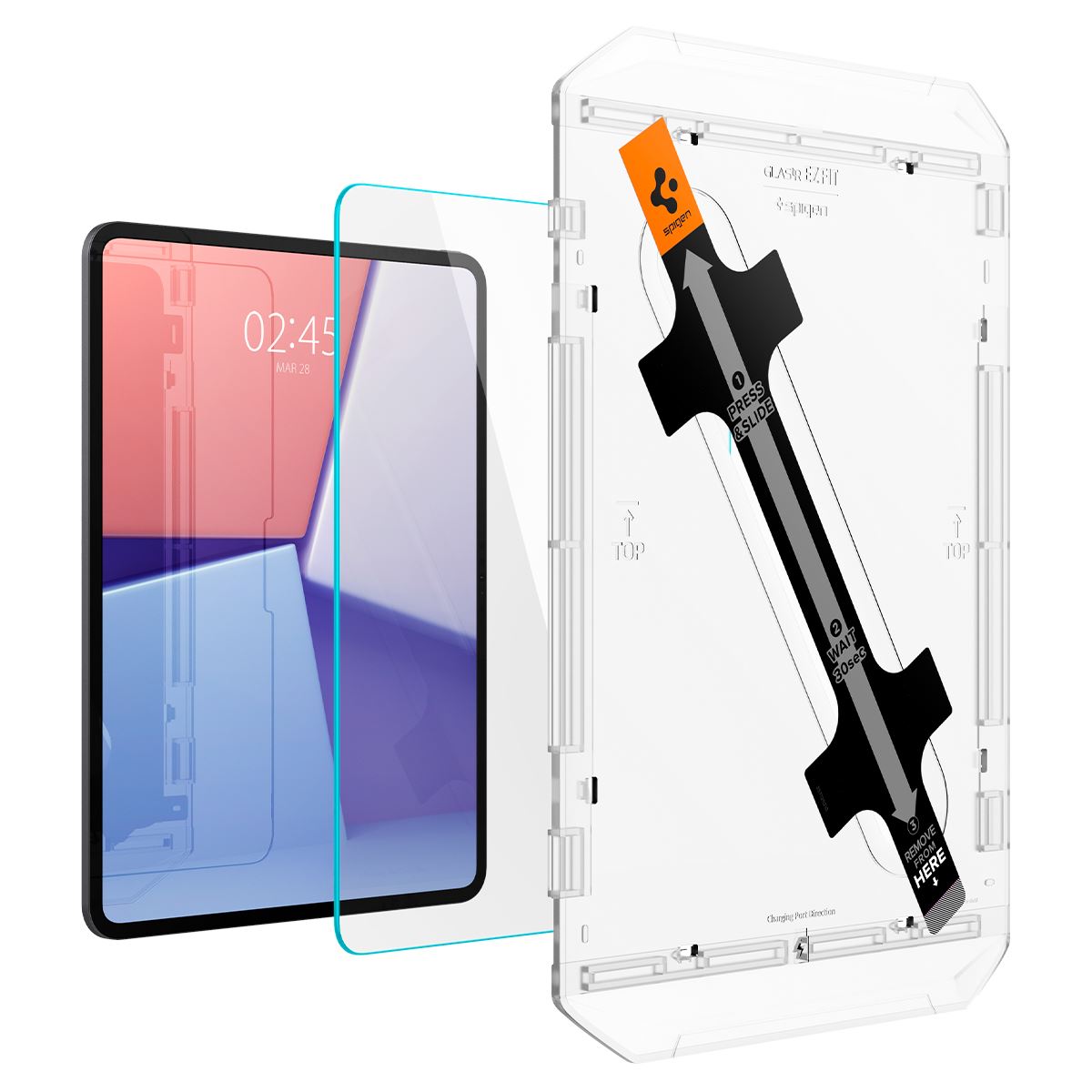 Spigen Glass tR EZ Fit 1 Pack - iPad Pro 13" 2024 (3)