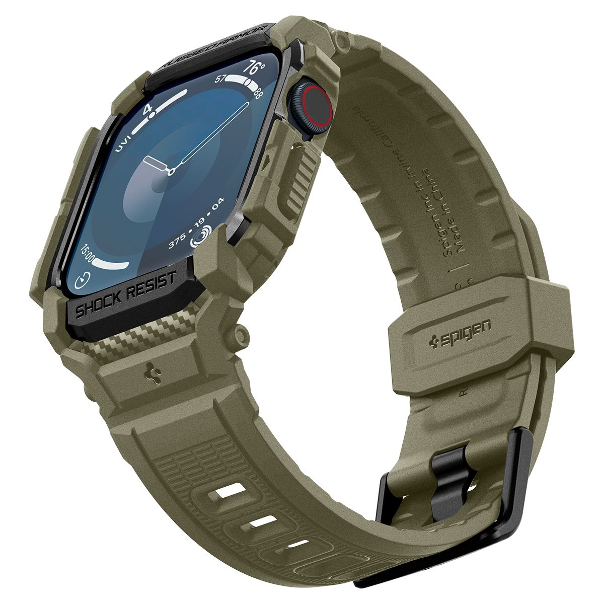 Spigen Rugged Armor Pro, vintage khaki - Apple Watch 11/10 46mm (6)