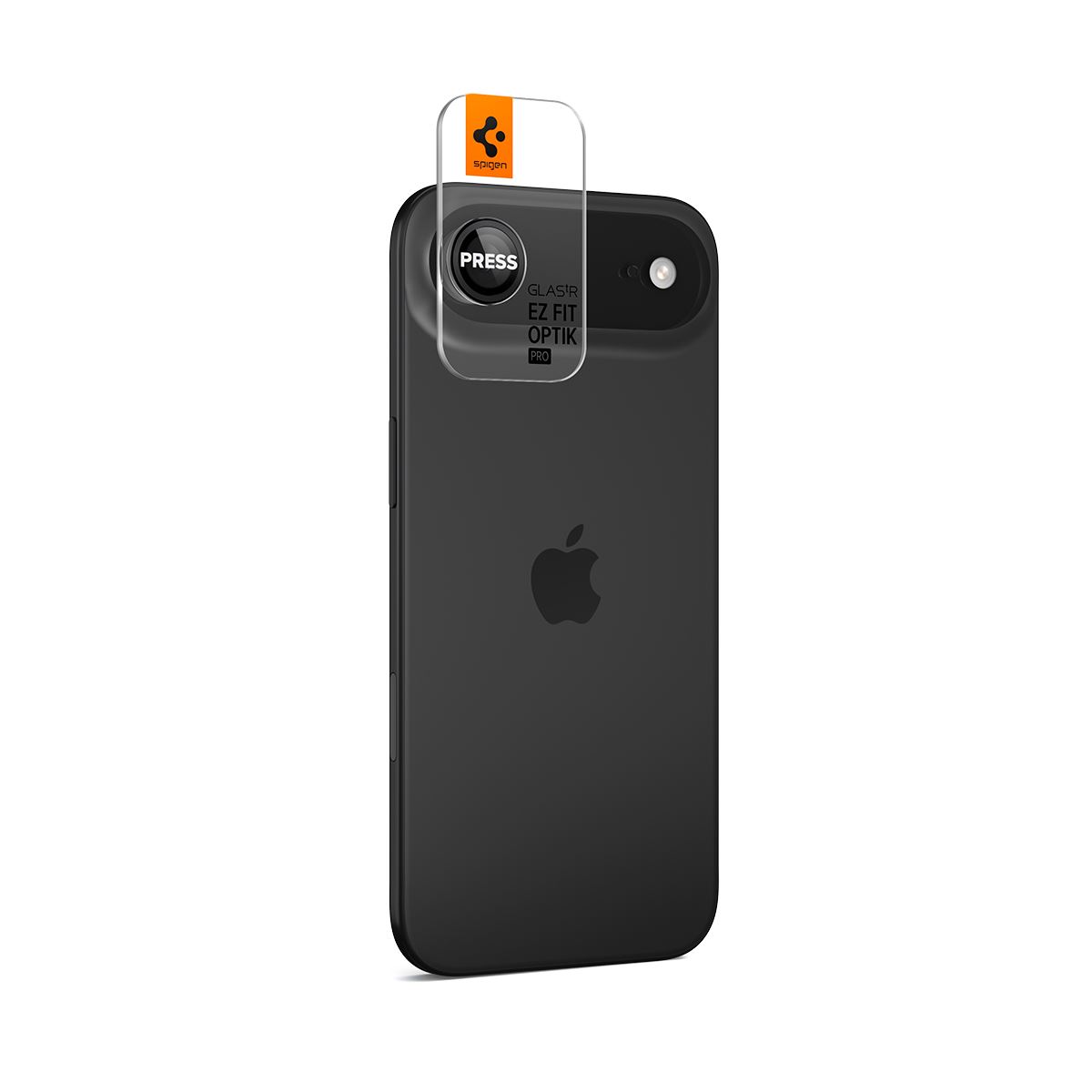 Spigen Glass tR EZ Fit Optik Pro 2 Pack, black - iPhone Air (2)