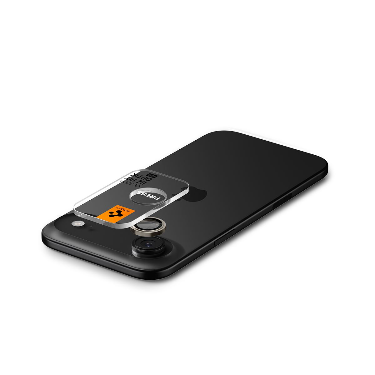 Spigen Glass tR EZ Fit Optik Pro 2 Pack, black - iPhone Air (6)
