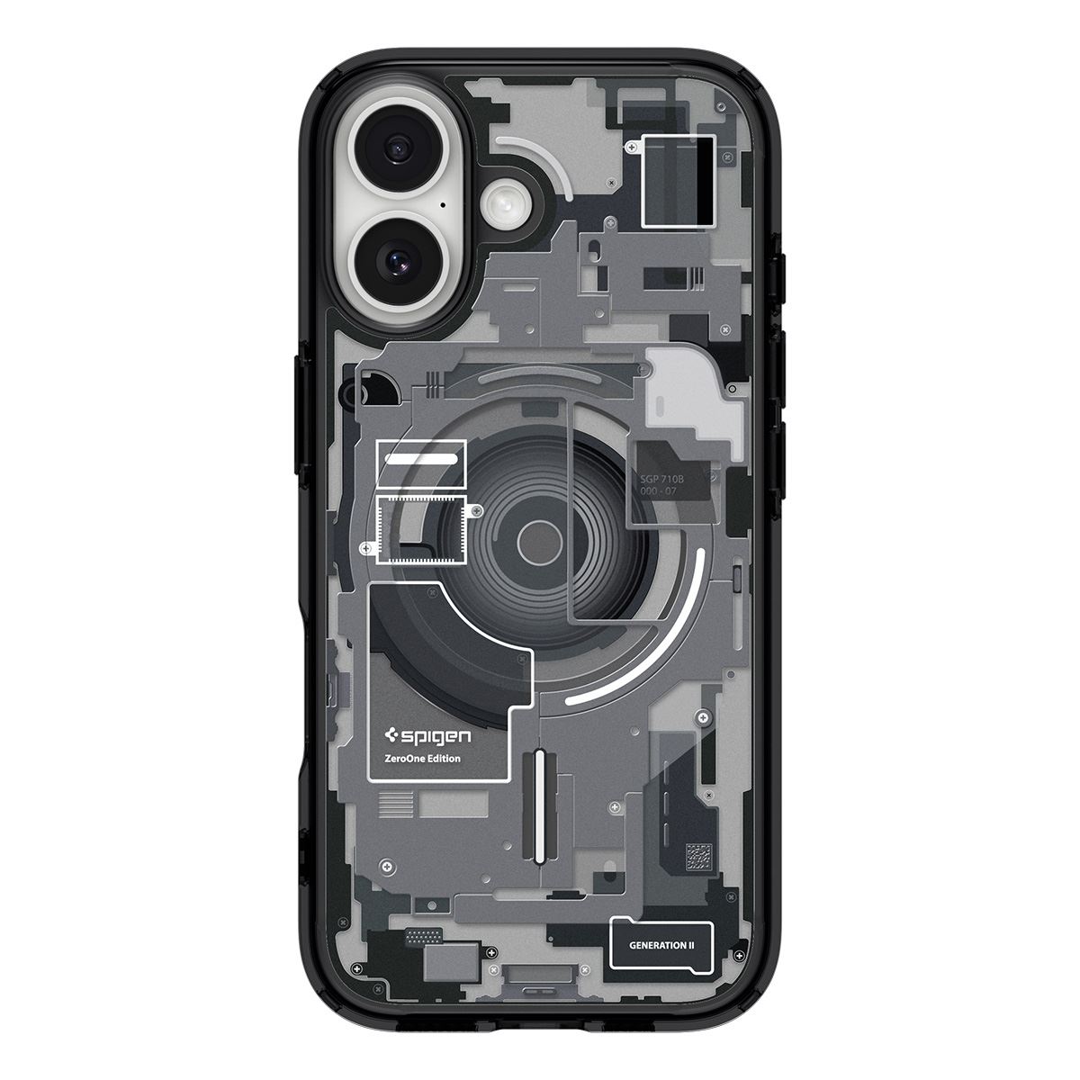 Spigen Ultra Hybrid MagSafe, zero one black - iPhone 17 (2)