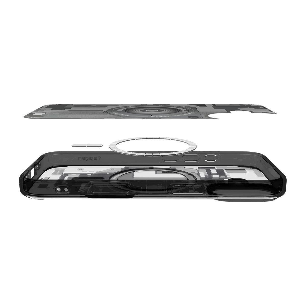 Spigen Ultra Hybrid MagSafe, zero one black - iPhone 17 (7)