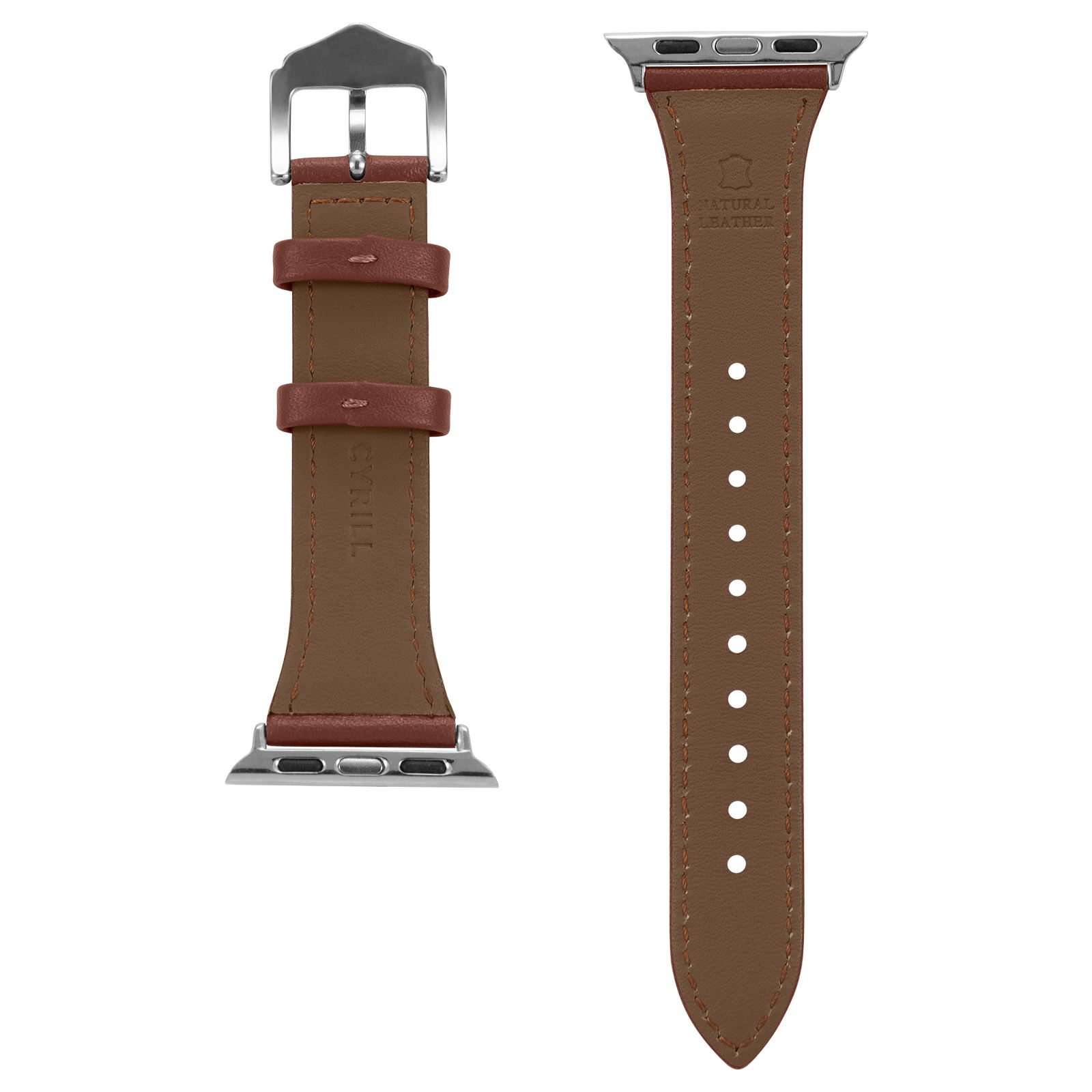 Spigen Kajuk Watch Band, chestnut - Apple Watch 41mm/40mm/38mm (4)